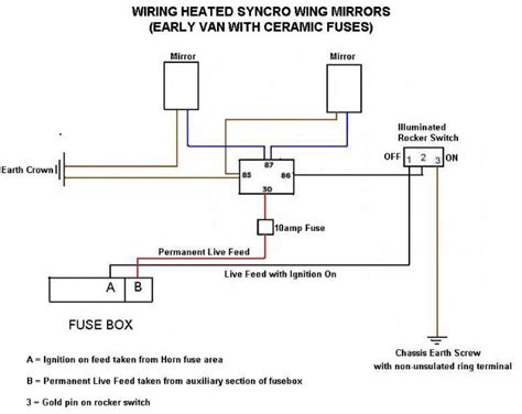 tbb heated mirror wiring diagram 